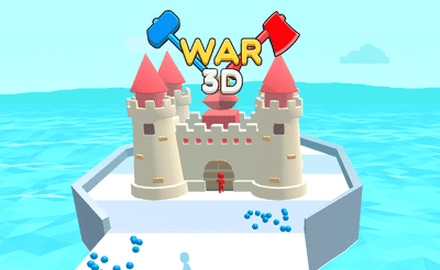 Castel War 3D Banner