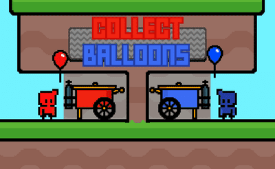 Collect Balloons Banner