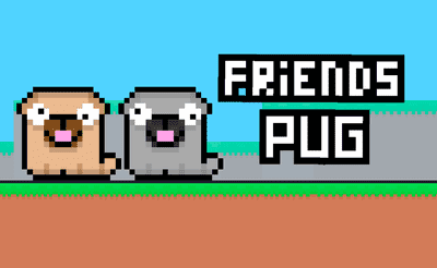Friends Pug Banner