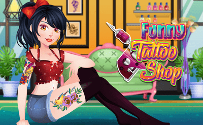 Funny Tattoo Shop Banner