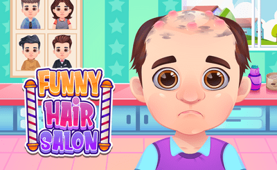 Funny Hair Salon Banner