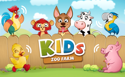 Kids Zoo Farm Banner