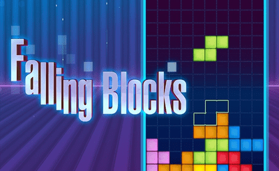 Falling Blocks - the TETRIS game Banner