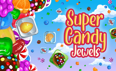 Super Candy Jewels Banner