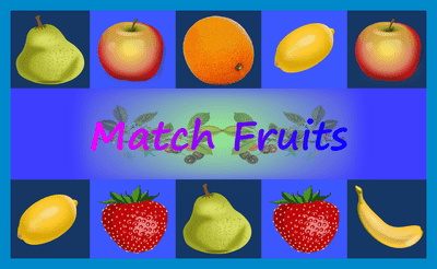 Match Fruits Banner
