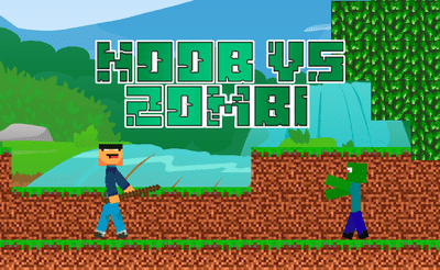 Noob vs Zombie Banner