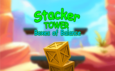 Stacker Tower Boxes of Balance Banner