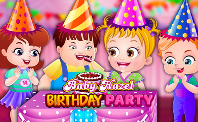 Baby Hazel Birthday Party Banner