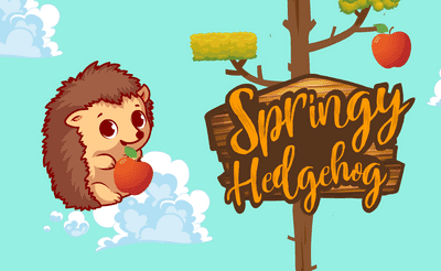 Springy Hedgehog Banner