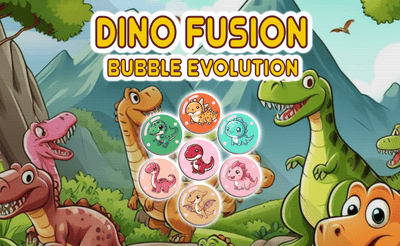 Dino Fusion Bubble Evolution Banner