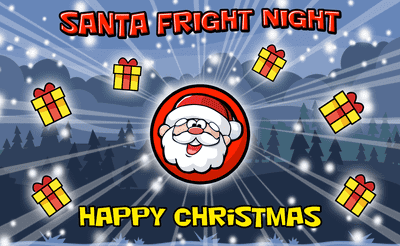 Santa Fright Night Banner