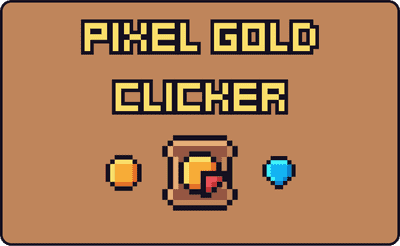 Pixel Gold Clicker Banner