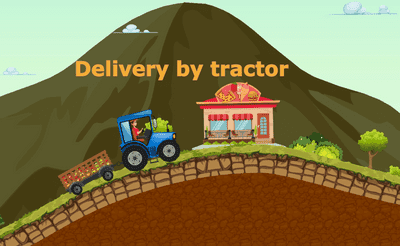 Delivery by Tractor Banner