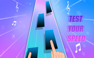 Piano Music Tiles Deluxe Banner