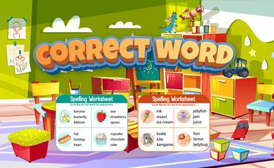 Correct Word Banner