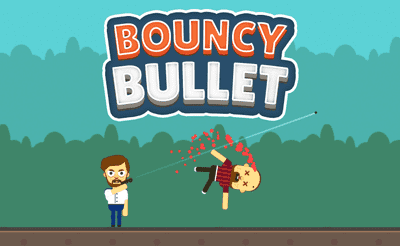 Bouncy Bullet - Physics Puzzles Banner
