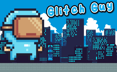 Glitch Guy Gravity Run Banner