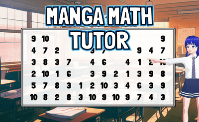 Manga Math Tutor Banner