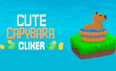 Cute Capybara Clicker Banner