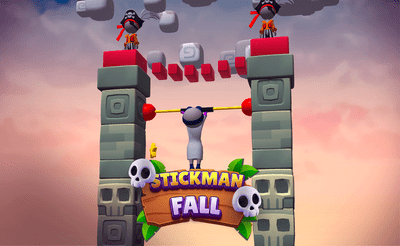 Stickman Fall Banner