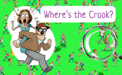 Where's the Crook? Banner