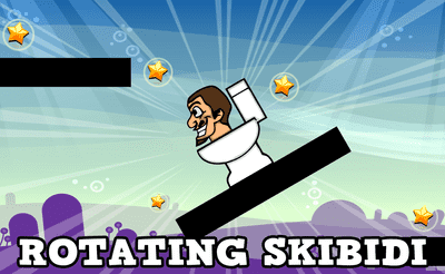 Rotating Skibidi Banner