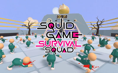 Squid Game 3D Survival Squad Banner