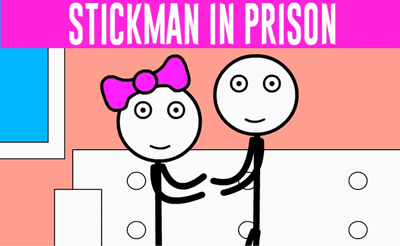 Stickman in Jail Banner