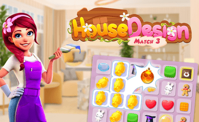 House Design Match 3 Banner
