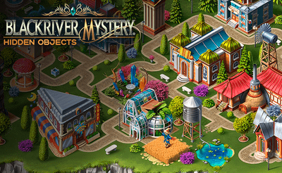Blackriver Mystery. Hidden Objects Banner