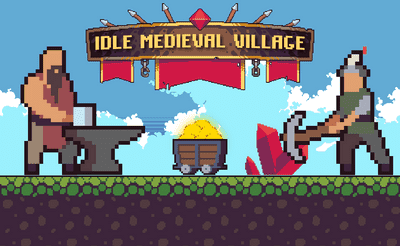 Idle Medieval Village Banner