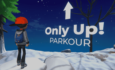 Only Up Parkour Banner