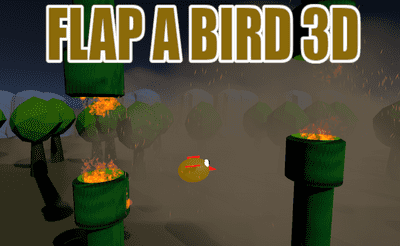 Flap A Bird 3D Banner
