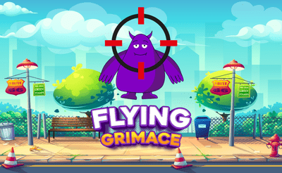 Flying Grimace Banner