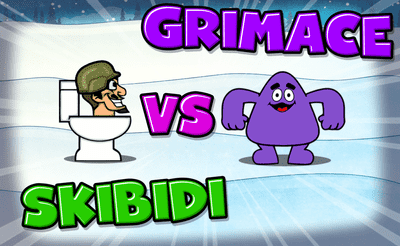 Grimace Vs Skibidi Banner