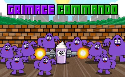 Grimace Commando Banner