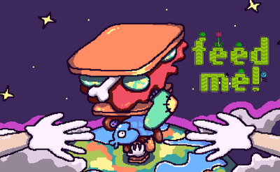Feed me! Banner