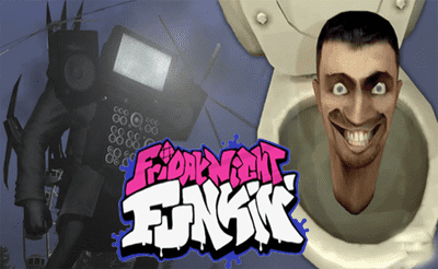 FNF Skibidi Toilet Dance Party Banner
