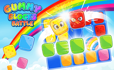 Gummy Blocks Battle Banner