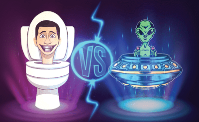 Skibidi Vs Alien Banner