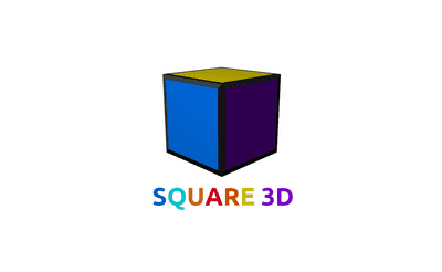Square 3D Banner
