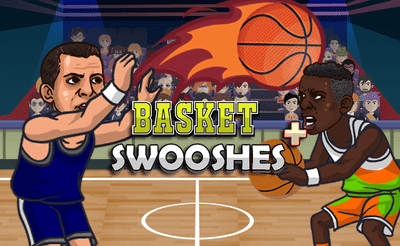 Basketball Swooshes Banner