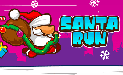 Santa Run Banner