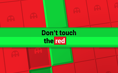 Don?t touch the red Banner