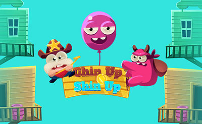 Chin Up Shin Up Banner