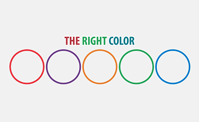 The Right Color Banner