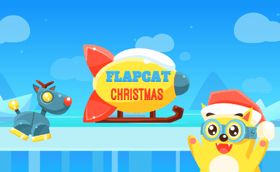 FlapCat Christmas Banner