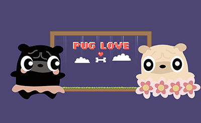 Pug Love Banner