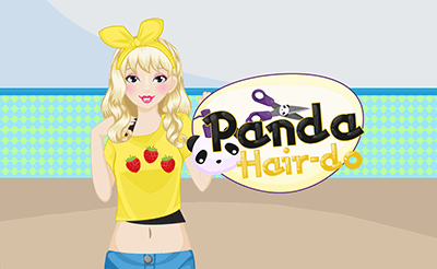 Panda Hair-do Banner