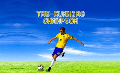 Running Soccer Banner